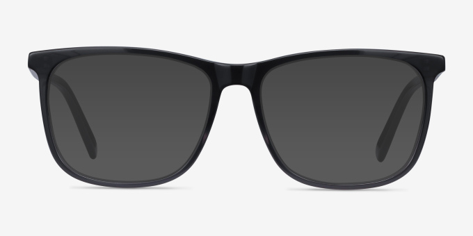Mezzanine Gray AcetateEyeglass Frames from EyeBuyDirect, with Tinted Lenses