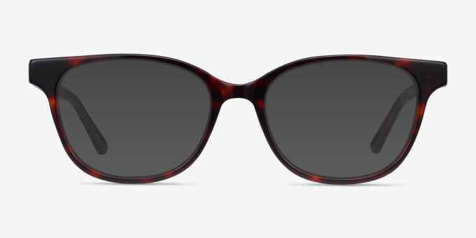 Patra Tortoise AcetateEyeglass Frames from EyeBuyDirect, with Tinted Lenses