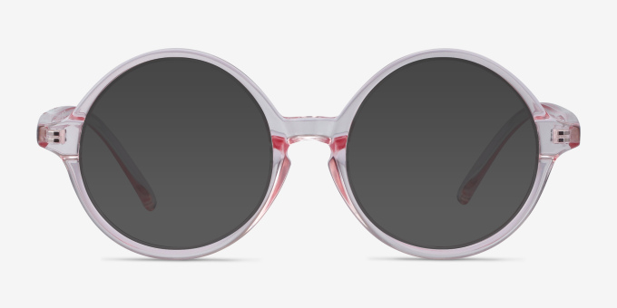 Little Years Pink PlasticEyeglass Frames from EyeBuyDirect, with Tinted Lenses