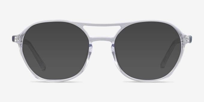 Higher Clear AcetateEyeglass Frames from EyeBuyDirect, with Tinted Lenses