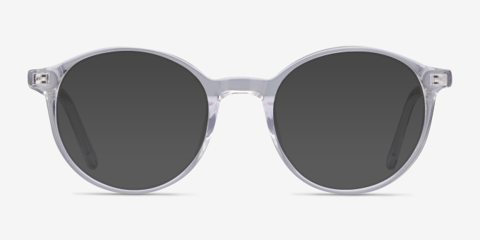 Excel Clear AcetateEyeglass Frames from EyeBuyDirect, with Tinted Lenses