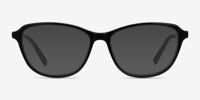 Ciencia Black AcetateEyeglass Frames from EyeBuyDirect, with Tinted Lenses