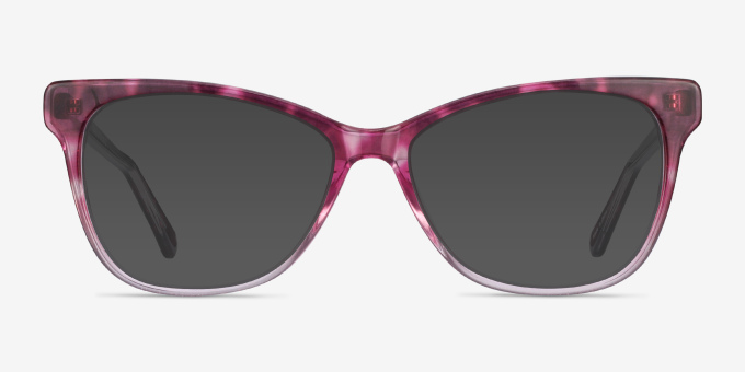Rosalie Pink AcetateEyeglass Frames from EyeBuyDirect, with Tinted Lenses