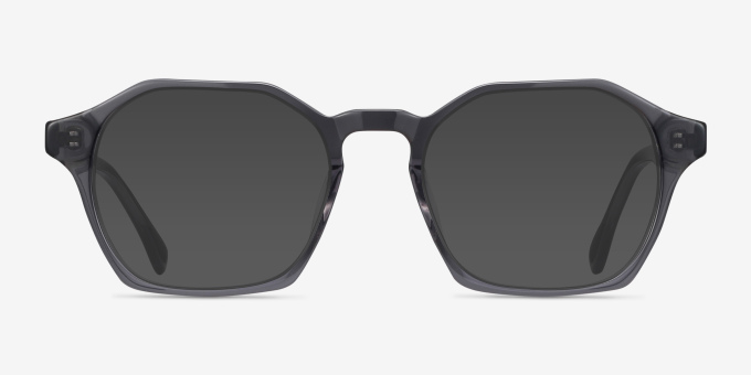 Orchid Gray AcetateEyeglass Frames from EyeBuyDirect, with Tinted Lenses