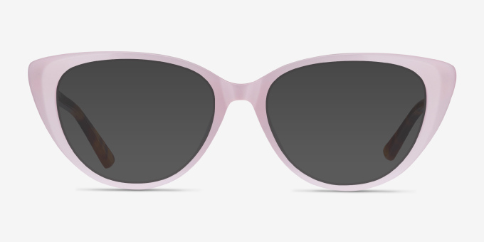 Anastasia Iridescent Pink & Tortoise AcetateEyeglass Frames from EyeBuyDirect, with Tinted Lenses