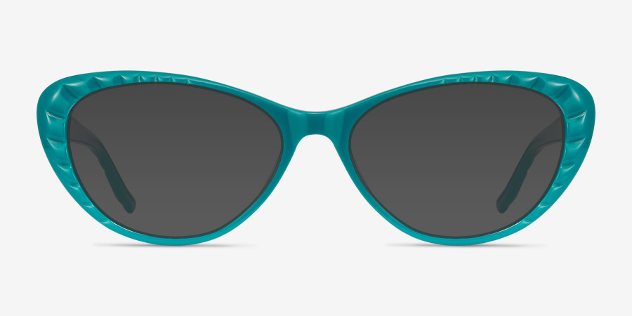 Persona Cat Eye Teal Glasses for Women | Eyebuydirect