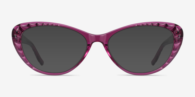Persona Cassis AcetateEyeglass Frames from EyeBuyDirect, with Tinted Lenses