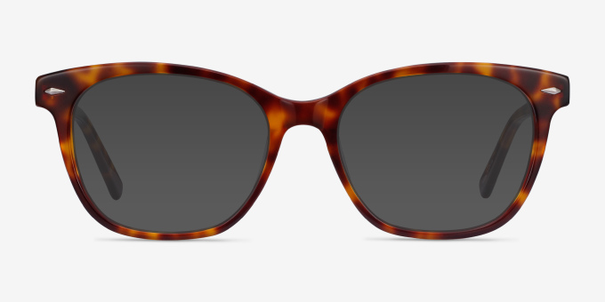 Yana Tortoise AcetateEyeglass Frames from EyeBuyDirect, with Tinted Lenses
