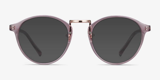 Chillax Lavender MetalEyeglass Frames from EyeBuyDirect, with Tinted Lenses