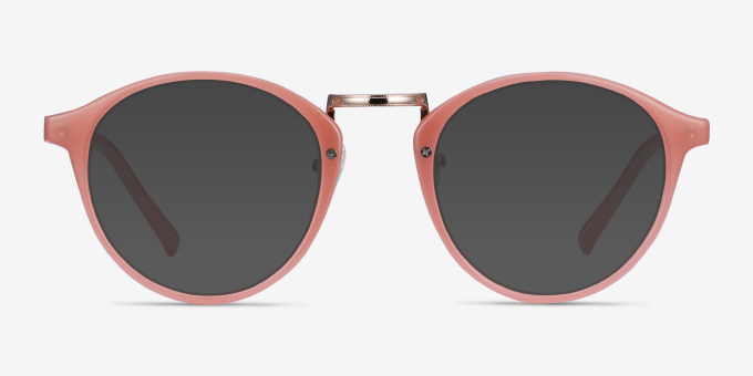 Chillax Coral MetalEyeglass Frames from EyeBuyDirect, with Tinted Lenses