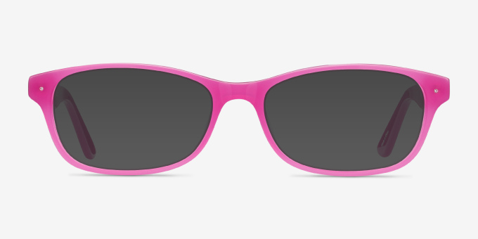 Kedah Pink AcetateEyeglass Frames from EyeBuyDirect, with Tinted Lenses