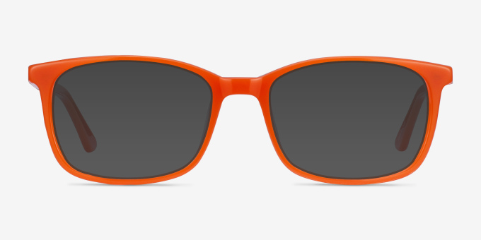 Equality Orange AcetateEyeglass Frames from EyeBuyDirect, with Tinted Lenses