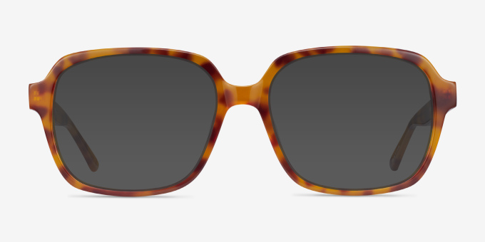Tompkins Light Tortoise AcetateEyeglass Frames from EyeBuyDirect, with Tinted Lenses
