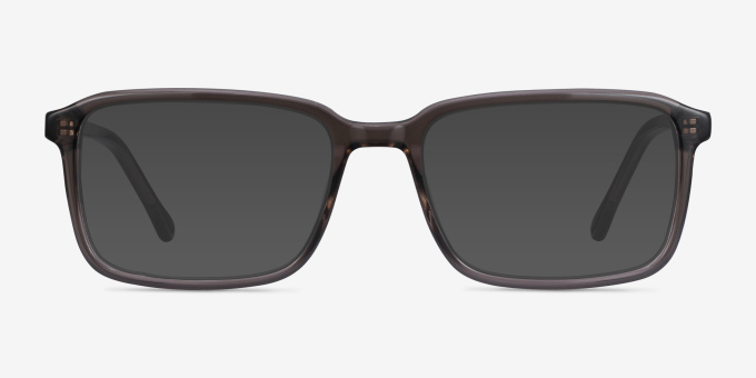 Rafferty Gray AcetateEyeglass Frames from EyeBuyDirect, with Tinted Lenses