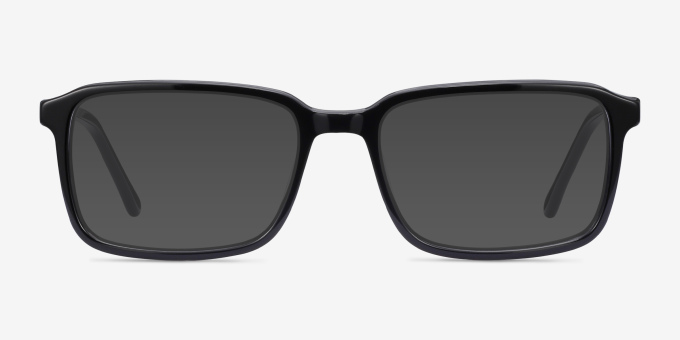 Rafferty Black AcetateEyeglass Frames from EyeBuyDirect, with Tinted Lenses