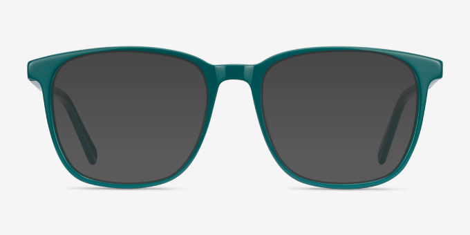 Finn Teal AcetateEyeglass Frames from EyeBuyDirect, with Tinted Lenses