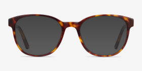 Gable Écailles Acétate Montures de lunettes de vue d'EyeBuyDirect, with Tinted Lenses