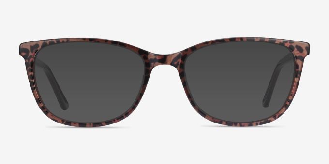 Lena Leopard AcetateEyeglass Frames from EyeBuyDirect, with Tinted Lenses