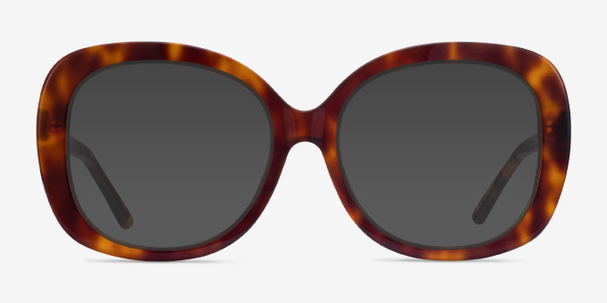 Pamela Tortoise AcetateEyeglass Frames from EyeBuyDirect, with Tinted Lenses