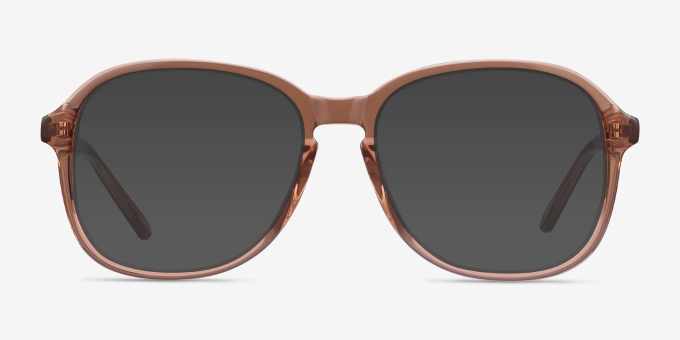 Randy Brown AcetateEyeglass Frames from EyeBuyDirect, with Tinted Lenses