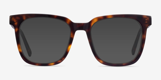 Kenneth Tortoise AcetateEyeglass Frames from EyeBuyDirect, with Tinted Lenses