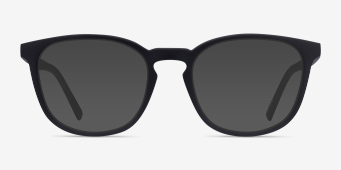 Persea Basalt PlasticEyeglass Frames from EyeBuyDirect, with Tinted Lenses