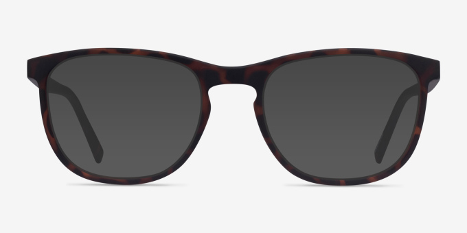 Catalpa Light Tortoise PlasticEyeglass Frames from EyeBuyDirect, with Tinted Lenses