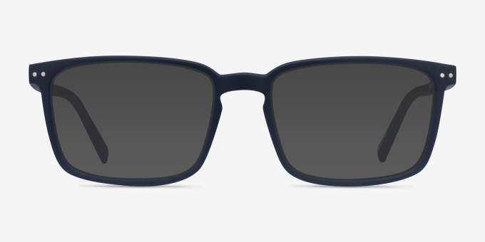 Moringa Abyssal Blue PlastiqueMontures de lunettes de vue d'EyeBuyDirect, Avec des Verres Teintés