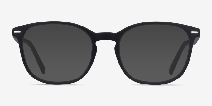 Aloe Basalt PlasticEyeglass Frames from EyeBuyDirect, with Tinted Lenses