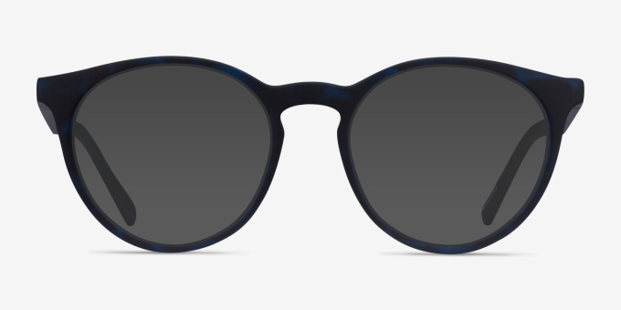 Ginkgo Abyssal Tortoise PlasticEyeglass Frames from EyeBuyDirect, with Tinted Lenses