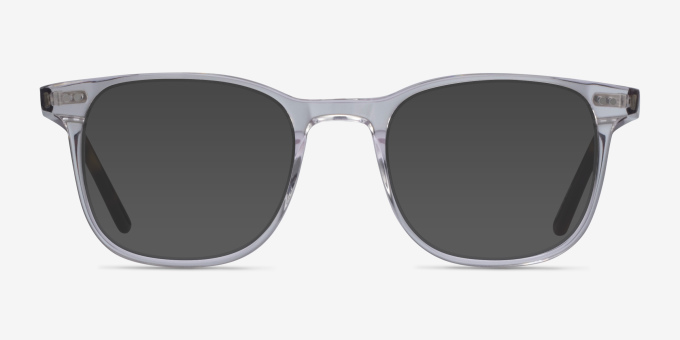 Sequence Translucent AcetateEyeglass Frames from EyeBuyDirect, with Tinted Lenses