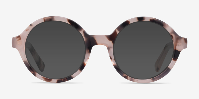 Groove Ivory Tortoise AcetateEyeglass Frames from EyeBuyDirect, with Tinted Lenses