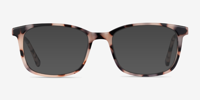 Botanist Ivory Tortoise AcetateEyeglass Frames from EyeBuyDirect, with Tinted Lenses