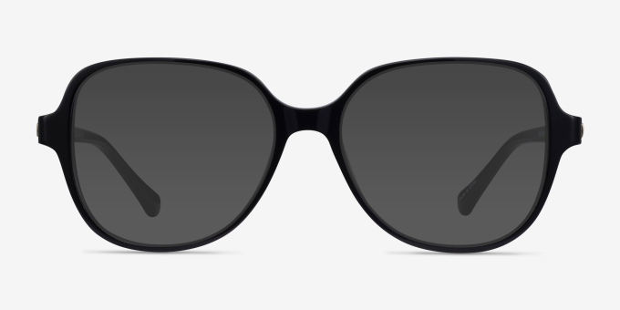 Precious Black AcetateEyeglass Frames from EyeBuyDirect, with Tinted Lenses