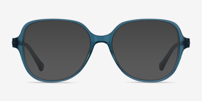 Precious Teal AcétateMontures de lunettes de vue d'EyeBuyDirect, Avec des Verres Teintés