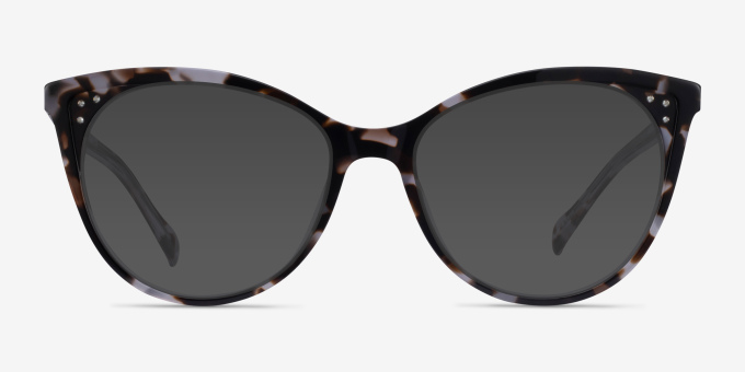 Bijou Tortoise AcetateEyeglass Frames from EyeBuyDirect, with Tinted Lenses