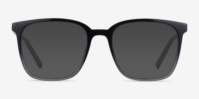 House Gradient Blue MetalEyeglass Frames from EyeBuyDirect, with Tinted Lenses