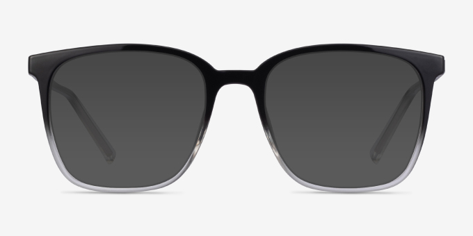 House Gradient Black MetalEyeglass Frames from EyeBuyDirect, with Tinted Lenses