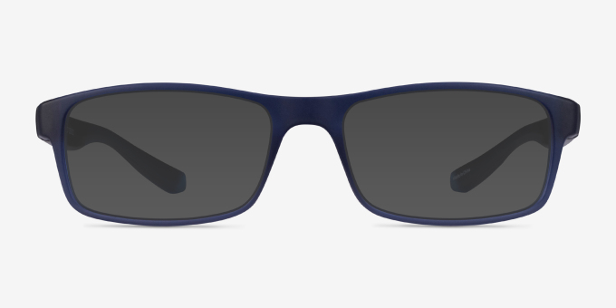 Over Dark Blue PlasticEyeglass Frames from EyeBuyDirect, with Tinted Lenses
