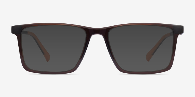 Why Brown PlasticEyeglass Frames from EyeBuyDirect, with Tinted Lenses