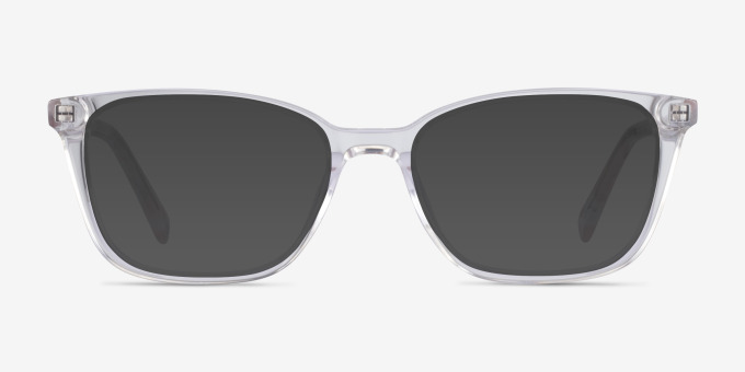 Cheesecake Clear AcetateEyeglass Frames from EyeBuyDirect, with Tinted Lenses