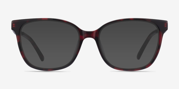 Miracle Red Tortoise Black AcetateEyeglass Frames from EyeBuyDirect, with Tinted Lenses