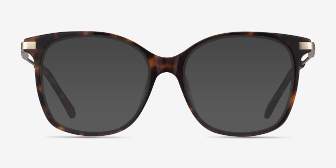 Celestial Tortoise Gold AcetateEyeglass Frames from EyeBuyDirect, with Tinted Lenses