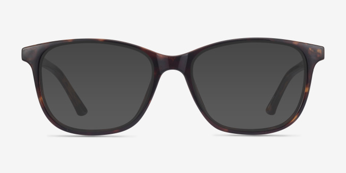Paint Tortoise PlasticEyeglass Frames from EyeBuyDirect, with Tinted Lenses