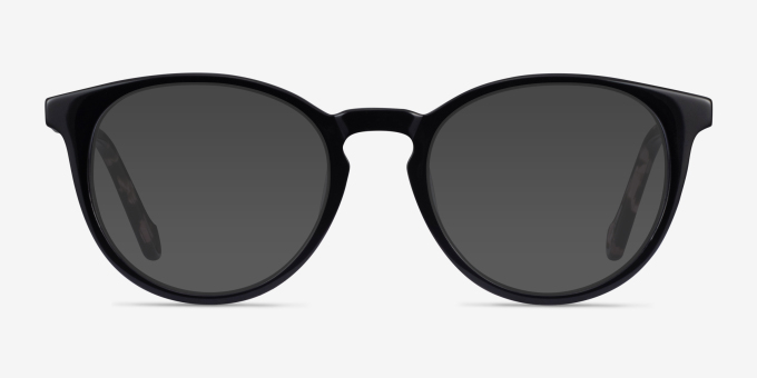 Amaze Black Tortoise AcetateEyeglass Frames from EyeBuyDirect, with Tinted Lenses