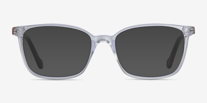 Travel Clear Tortoise AcetateEyeglass Frames from EyeBuyDirect, with Tinted Lenses