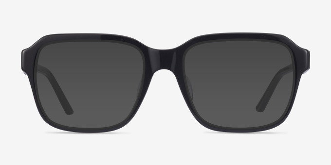 Neat Noir AcétateMontures de lunettes de vue d'EyeBuyDirect, Avec des Verres Teintés