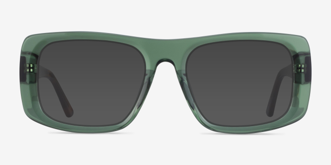 Sonny Clear Green Tortoise AcetateEyeglass Frames from EyeBuyDirect, with Tinted Lenses