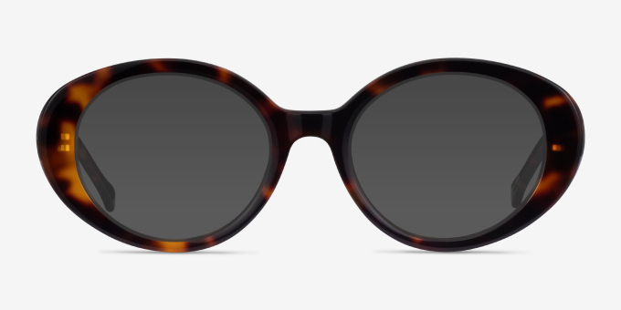 Bree Tortoise AcetateEyeglass Frames from EyeBuyDirect, with Tinted Lenses