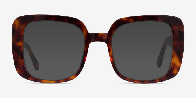 Calista Tortoise AcetateEyeglass Frames from EyeBuyDirect, with Tinted Lenses